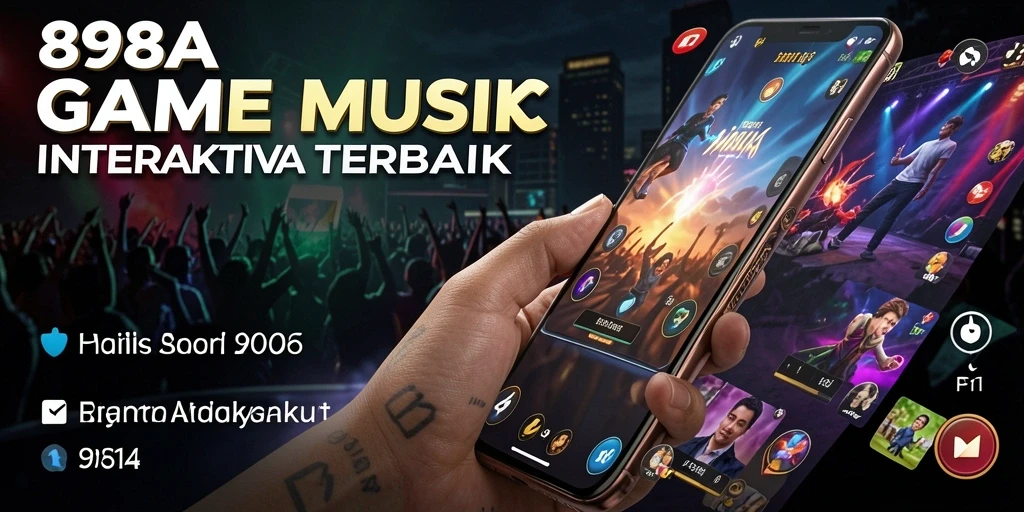 Tampilan gameplay 898A dengan pengalaman bermain musik yang menyenangkan.