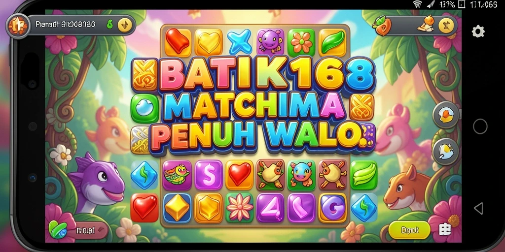 Screenshot utama BATIK168 menampilkan gameplay seru dan penuh warna.