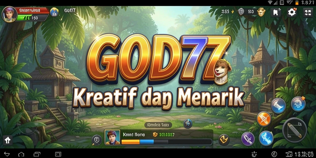 Screenshot gameplay <strong>GOD77</strong> dengan grafik menakjubkan dan mekanisme simulasi yang mendalam.