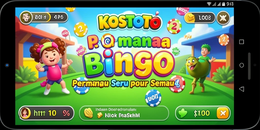 Screenshot gameplay KOSTOTO yang menunjukkan keseruan bermain Bingo.