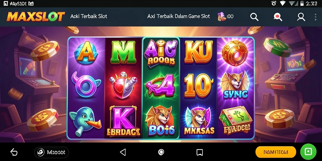 Gameplay seru MAXSLOT dengan aksi mendebarkan dan karakter unik.