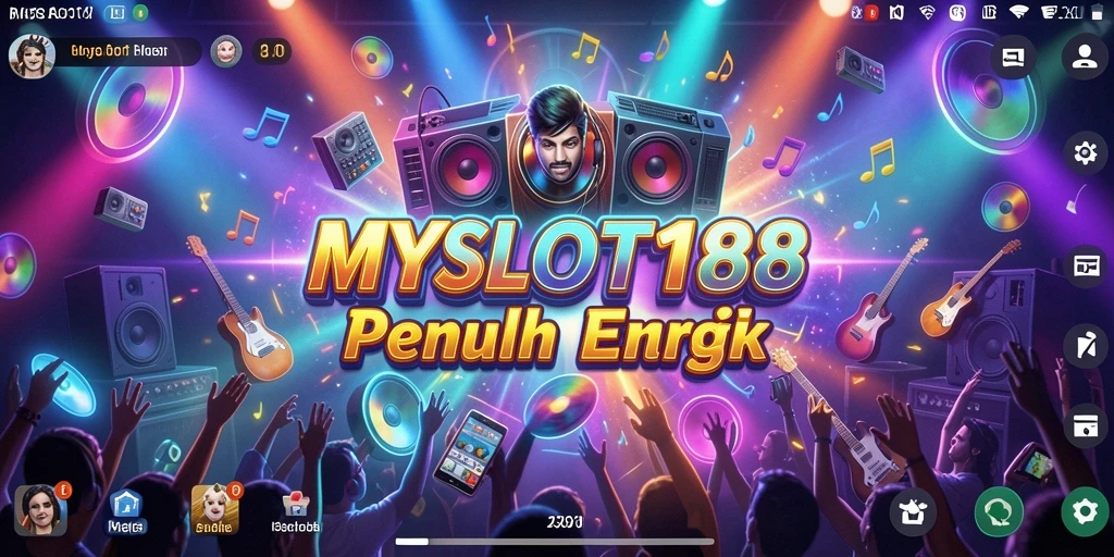 Tampilan gameplay MYSLOT188 yang mengasyikkan dan penuh warna.